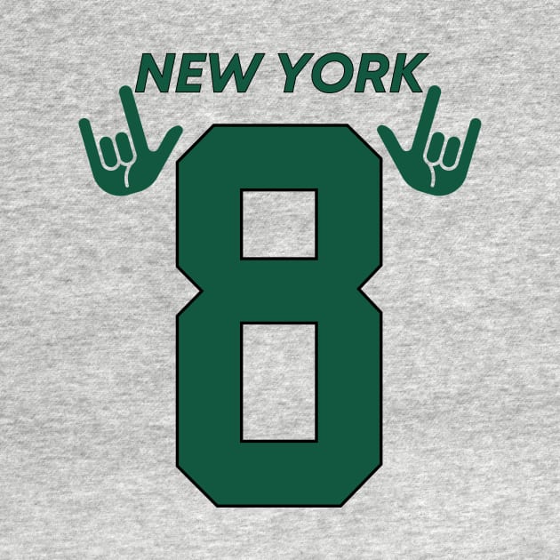 NY Jets Number AR8 Hands by Sleepless in NY